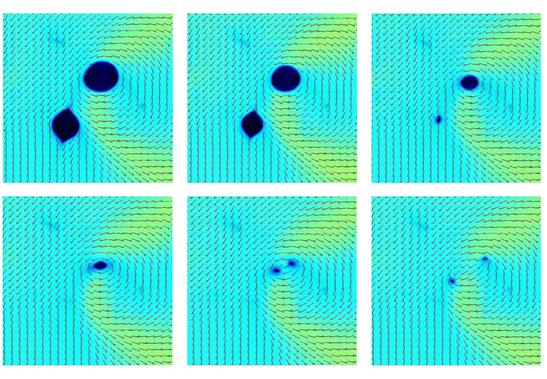 Phase Transition in Nematics: Textures with Tactoids and Disclinations